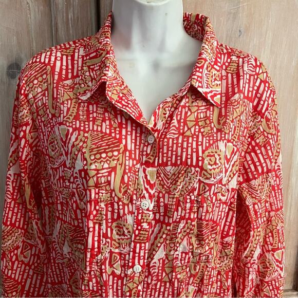 Jude Connally Button Up Shirt Women’s Large - Picture 3 of 9